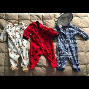 3 Carter’s Baby Sleepers